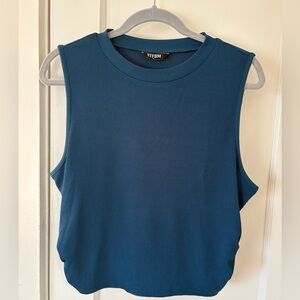 Blue Sleeveless Top